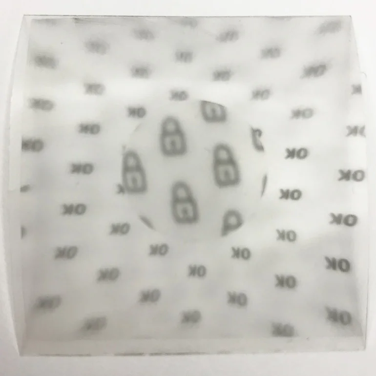 
New product Customized Three-dimensional Suspension Anti-counterfeiting 3d nano label Security label 