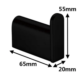 Xintaihua 202 Luxury Matt Black Hotel Wall Hanger Stainless Steel Robe Hook Bathroom Accessories