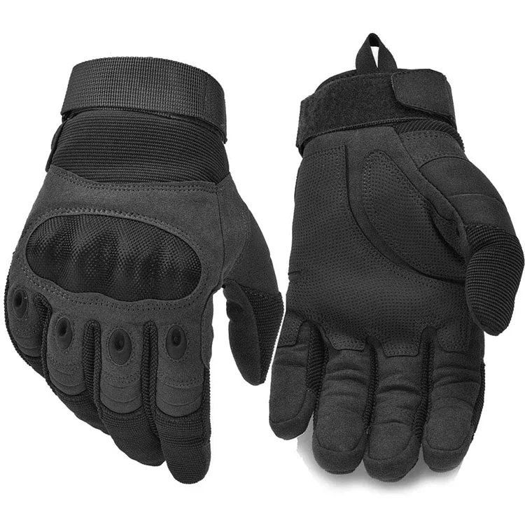Leather Army Tactical Gloves Military Hard Knuckle Military Gloves