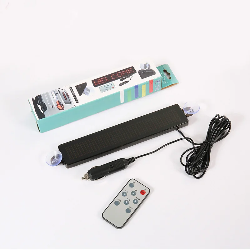 Remote Programmable led Sign Driving Lights for Cars/motorcycle/bicycle/vehicle Programmable led car display screen