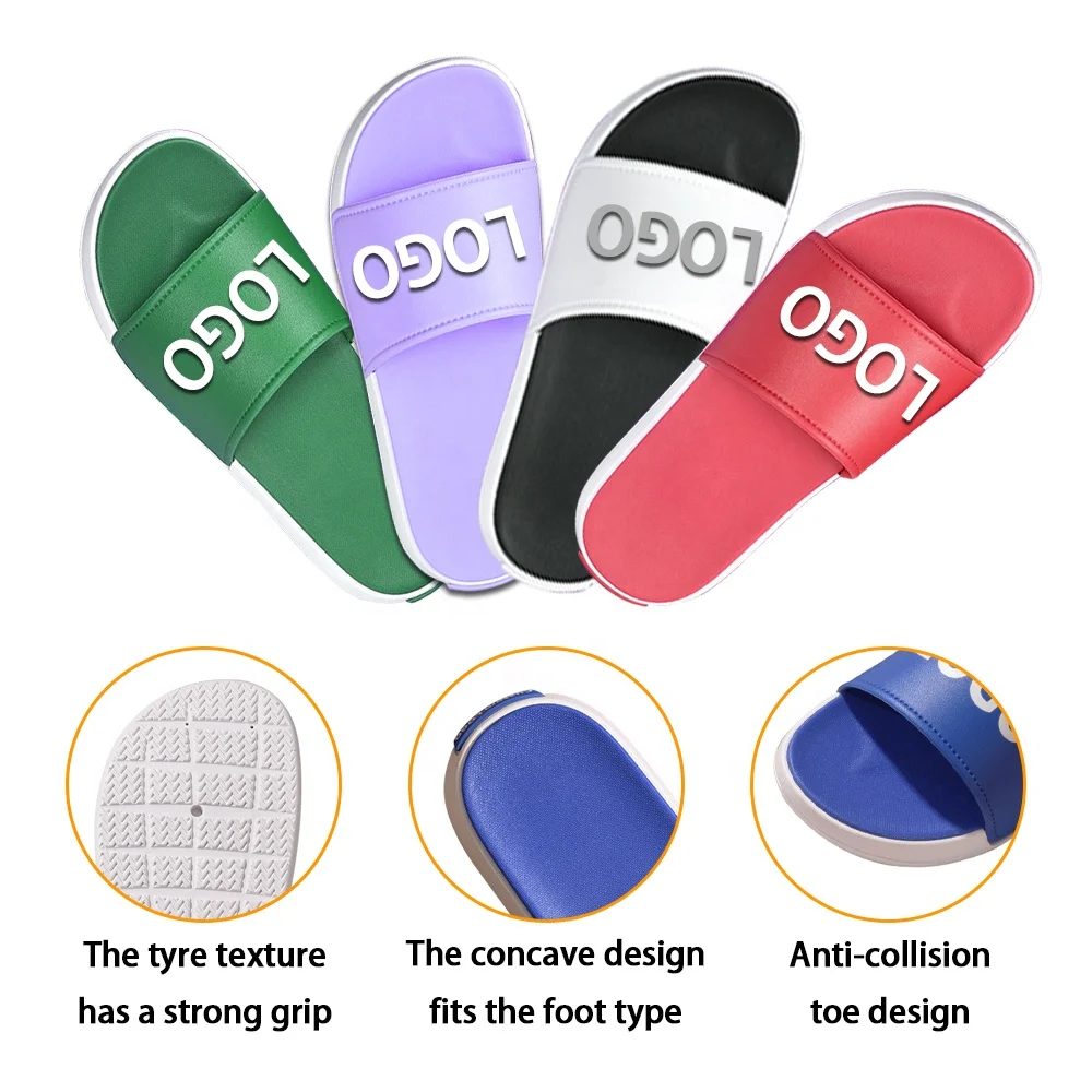 Chinese Wholesale Quality 3D rubber PVC Slides Customized slipper shoes