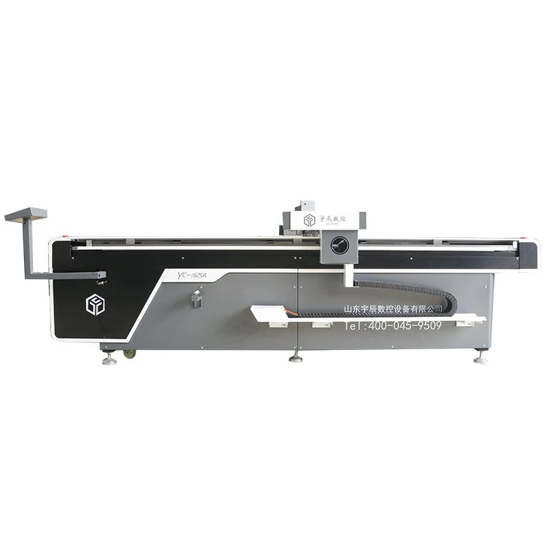 automatic cutting KT board carbon fiber sheet cut with pneumatic oscillating cutting machine