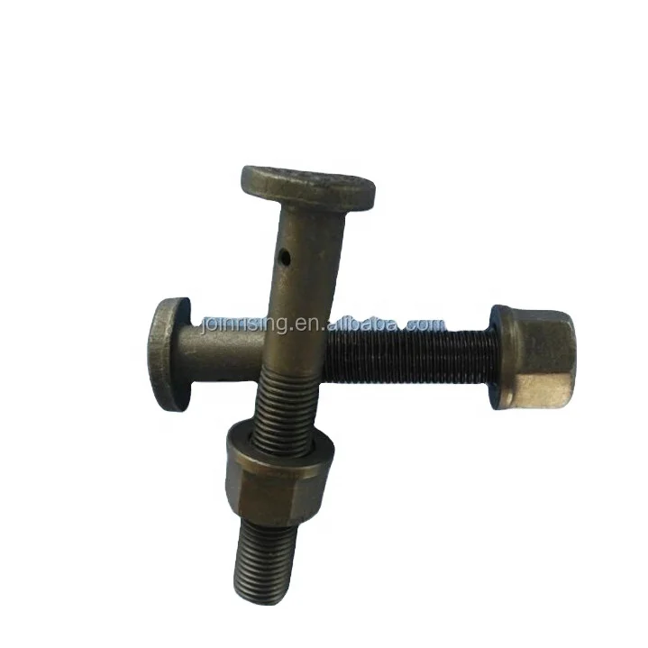 D bolts with nuts black finish high quality Made in China