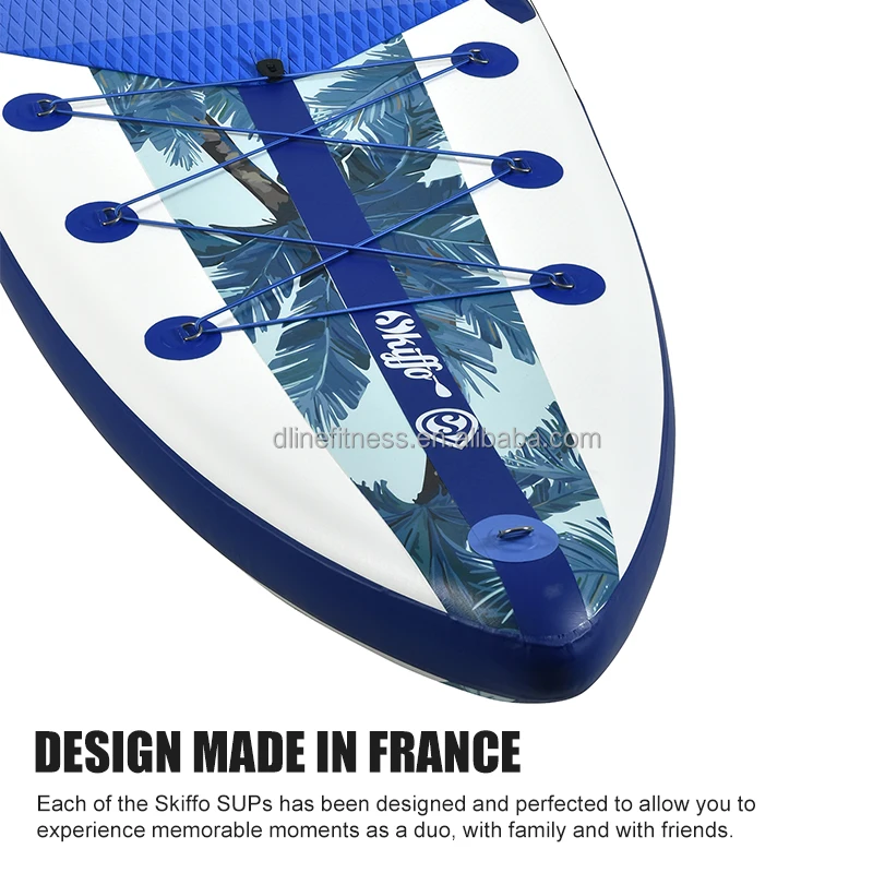 Wholesale new design wood pvc sup inflatable isup stand up paddle board inflatable sup board surfing