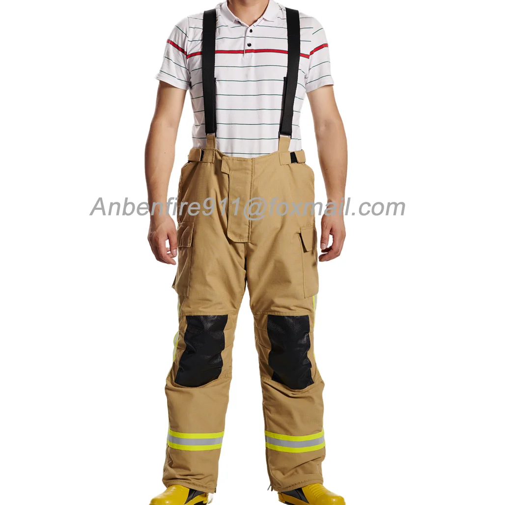 ANBEN FIRE New Design Removeable Inner layer Fire Equipments DRD Cheap price Nomex IIIA Fire Fighter Uniform fireman suit