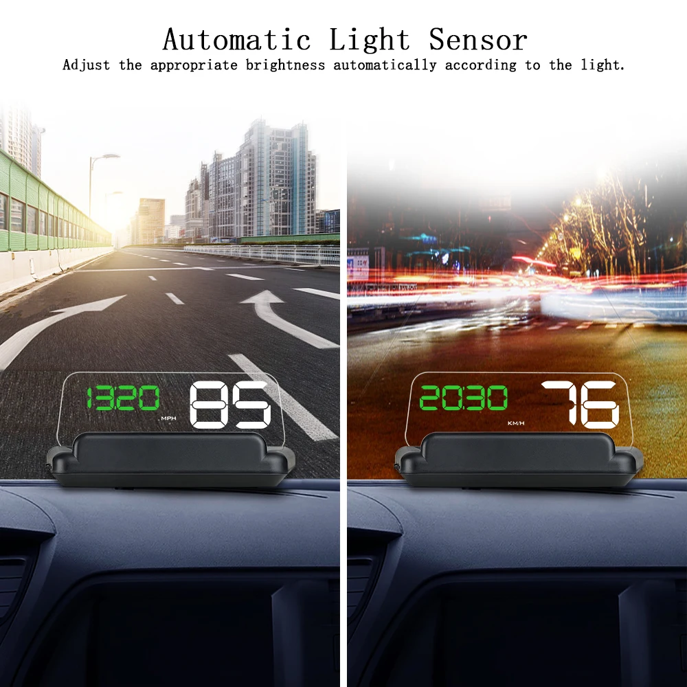  Новое поступление 2021 автомобильный проекционный дисплей HUD с OBD II и
