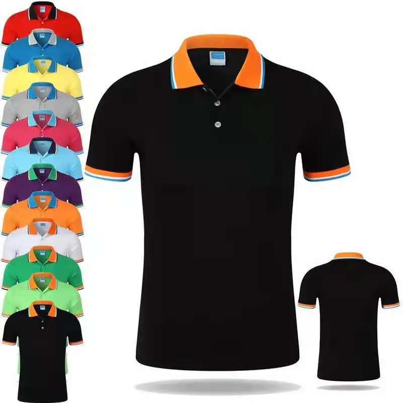 FS2450 Custom Logo 2020 Solid Color Summer Business Polo Shirts Men Short Sleeve jerseys breathable Casual polos para hombre