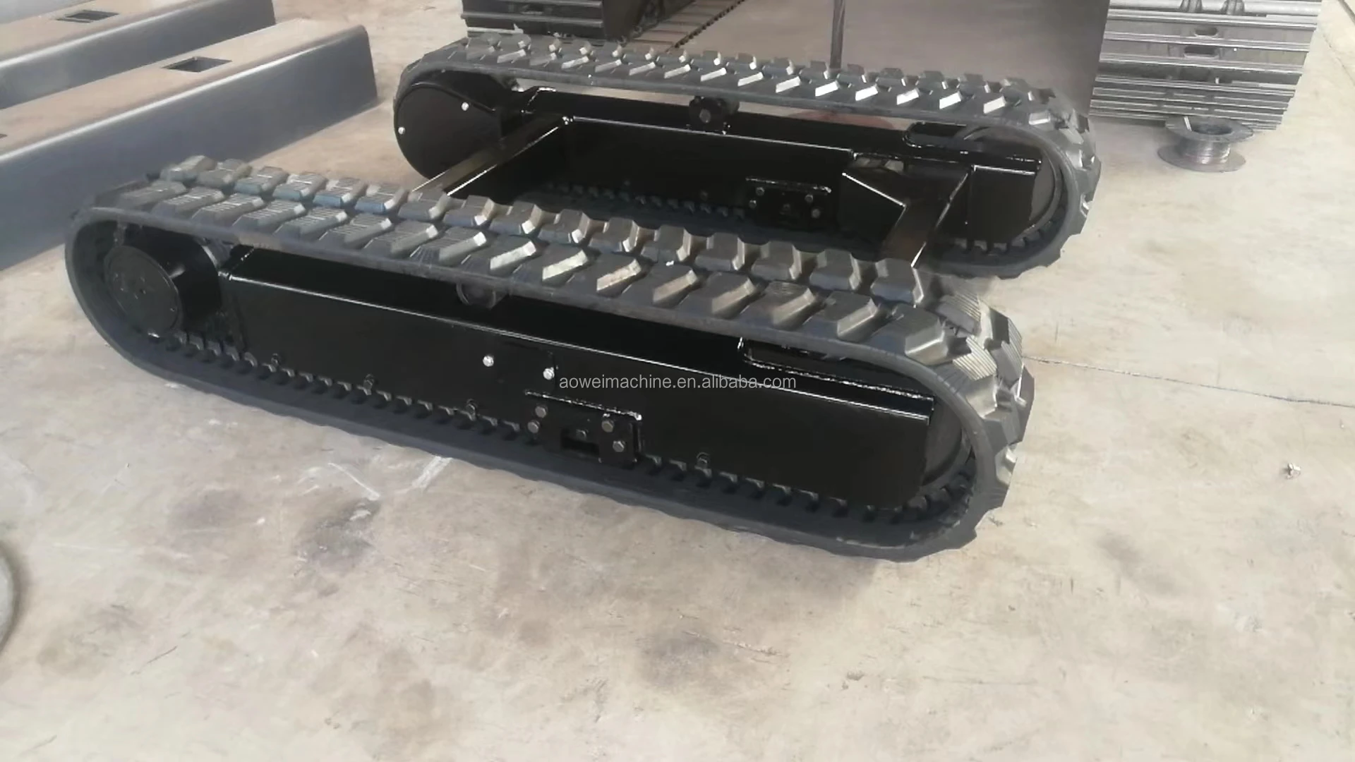 1 ton 2 ton Customized Steel Crawler Track Undercarriage Track Chassis Track System
