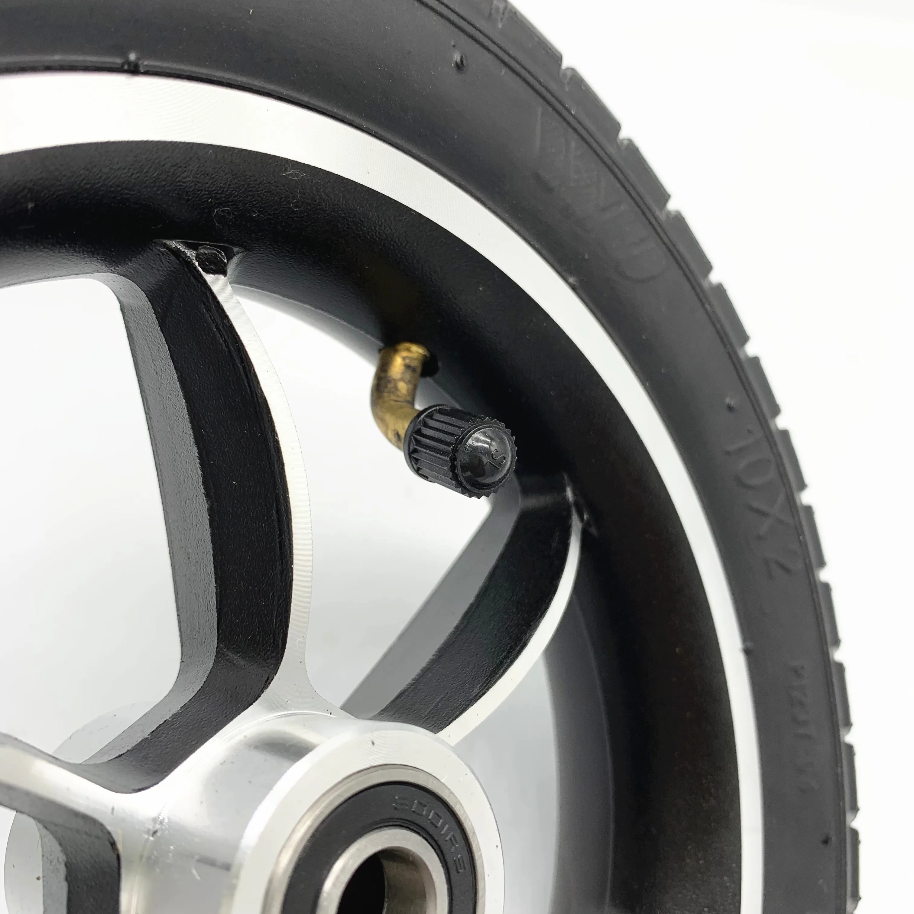 Rehabilitation Therapy Supplies 10 Inch Nylon Walker Wheelchair Wheels Pneumatic Wheel Plastic Wheelchair Accessory