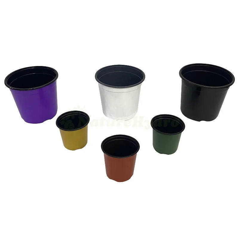 outdoor indoor plant pot flower double color seedling pots for home garden
