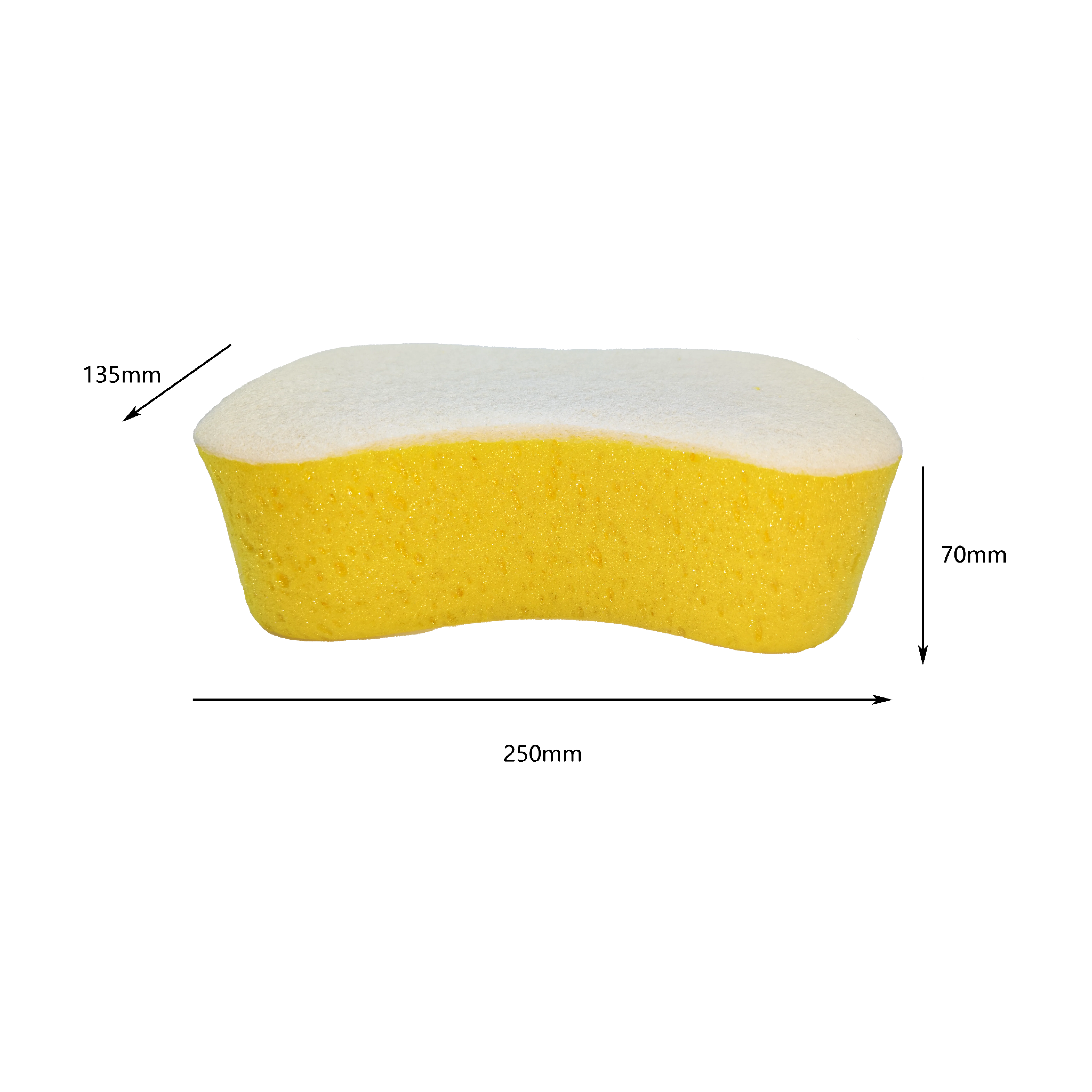 8 Shape Multi-purpose High Foam Car Wash Sponge,Unique Two Sided Design Having a Fponge for Normal and Heavy Duty Scrubbing