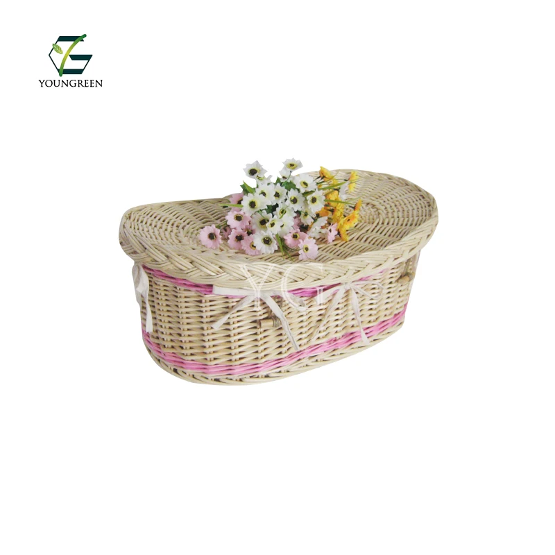 Cymbiform Willow Wicker Pet Animal Cremationl шкатулки