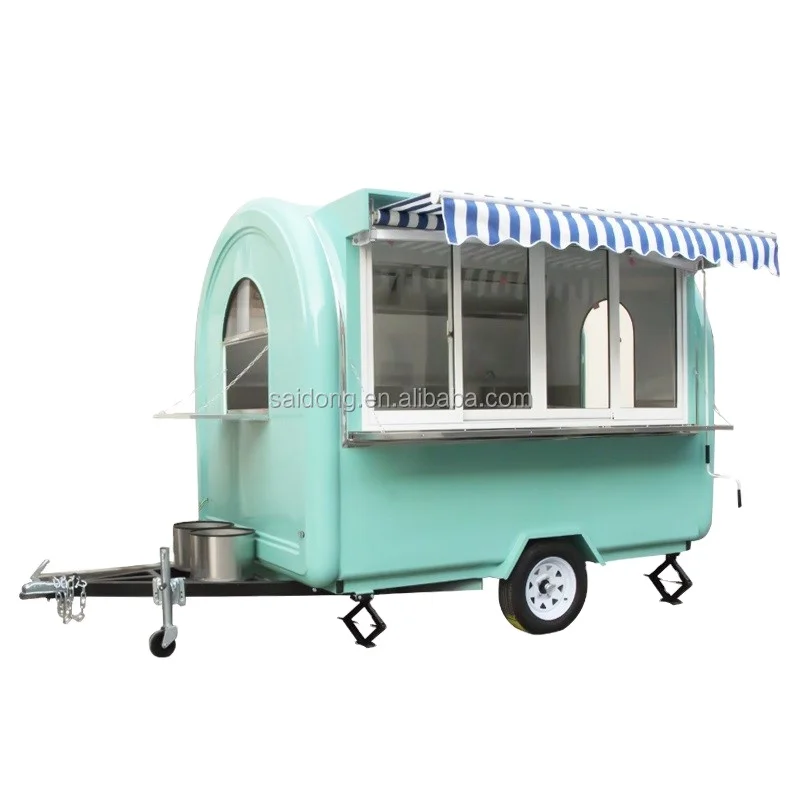 Wholesale Price hot selling food cart Australian standard concession mobile food cart trailer