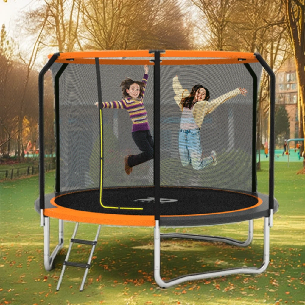 Zoshine High Quality Unisex Steel PVC Frame Outdoor Trampoline Bungee Jumping for Adults Kids with Polypropylene Plastic Foam