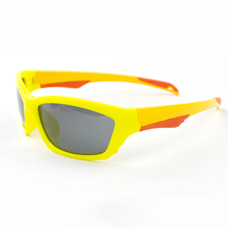 High Quality Sports Boy Sun Glasses Pilot Silicone Frame 2024 Kids Spectacles Resin Children Sunglasses for Kids