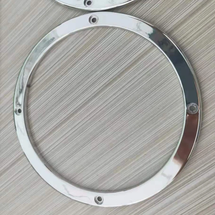 plastic molding inject ring plastic mold service custom chromed plastic rings