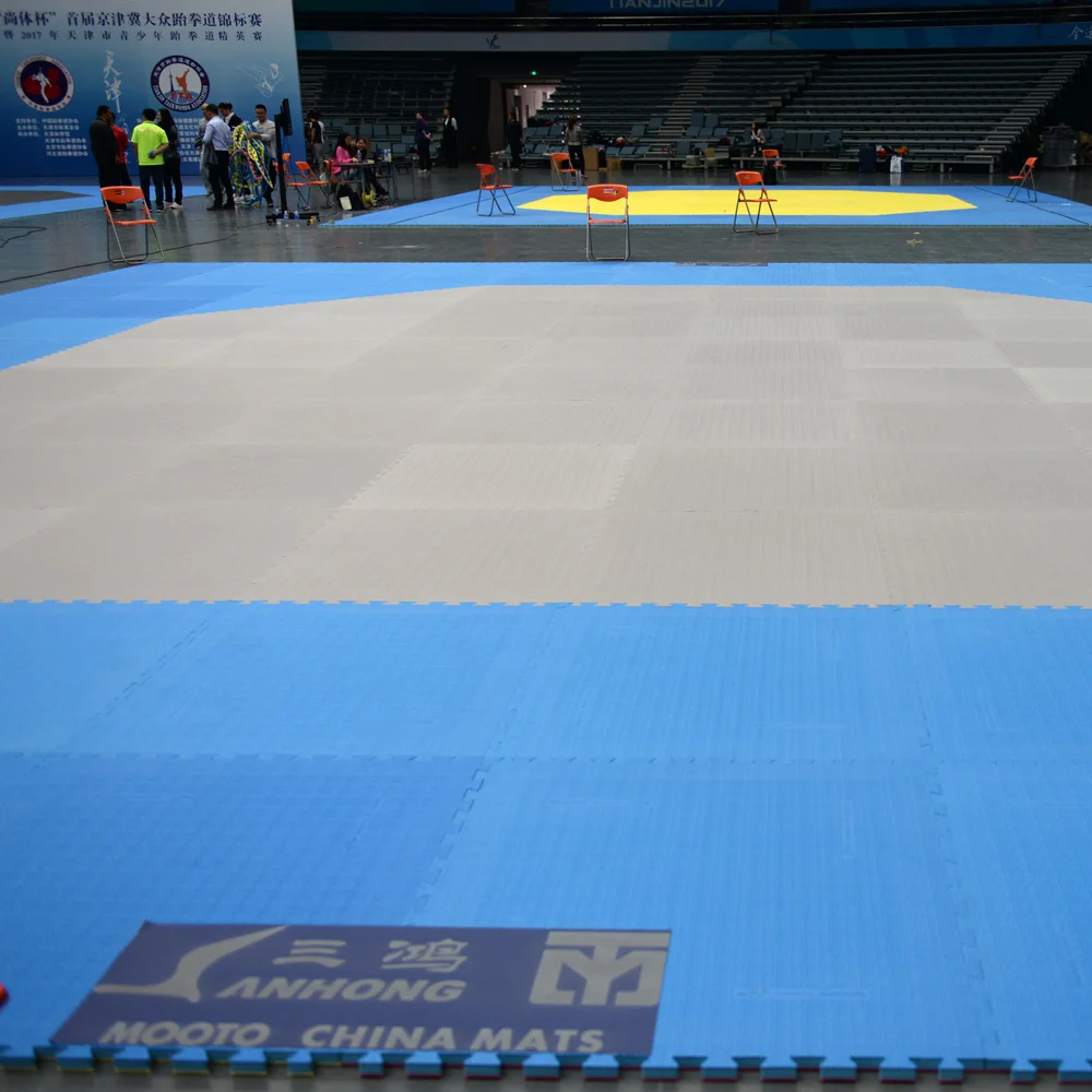 Anti slip EVA Foam Karate Equipment Tatami Puzzle Taekwondo Mat