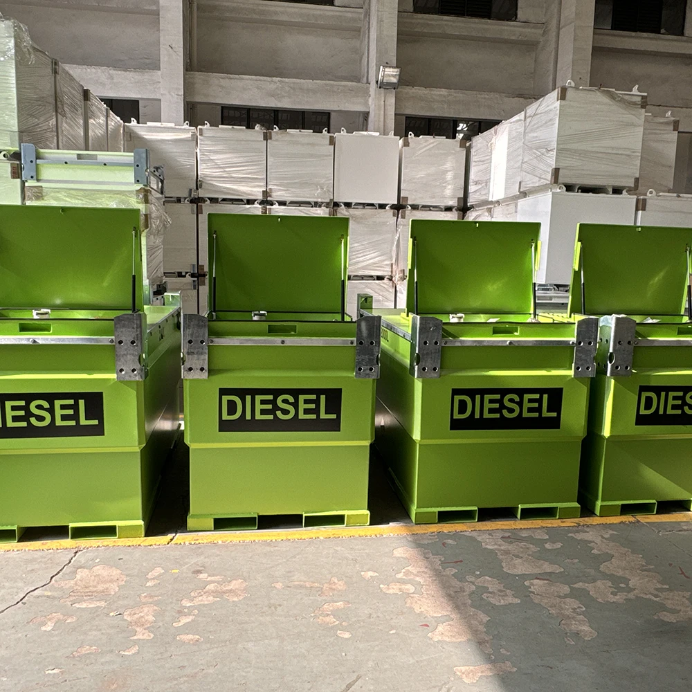 Sumac 251 552 1016 US gallon transfer mobile portable 3000l gasoline diesel fuel cube tank with pump kit sale for Germany