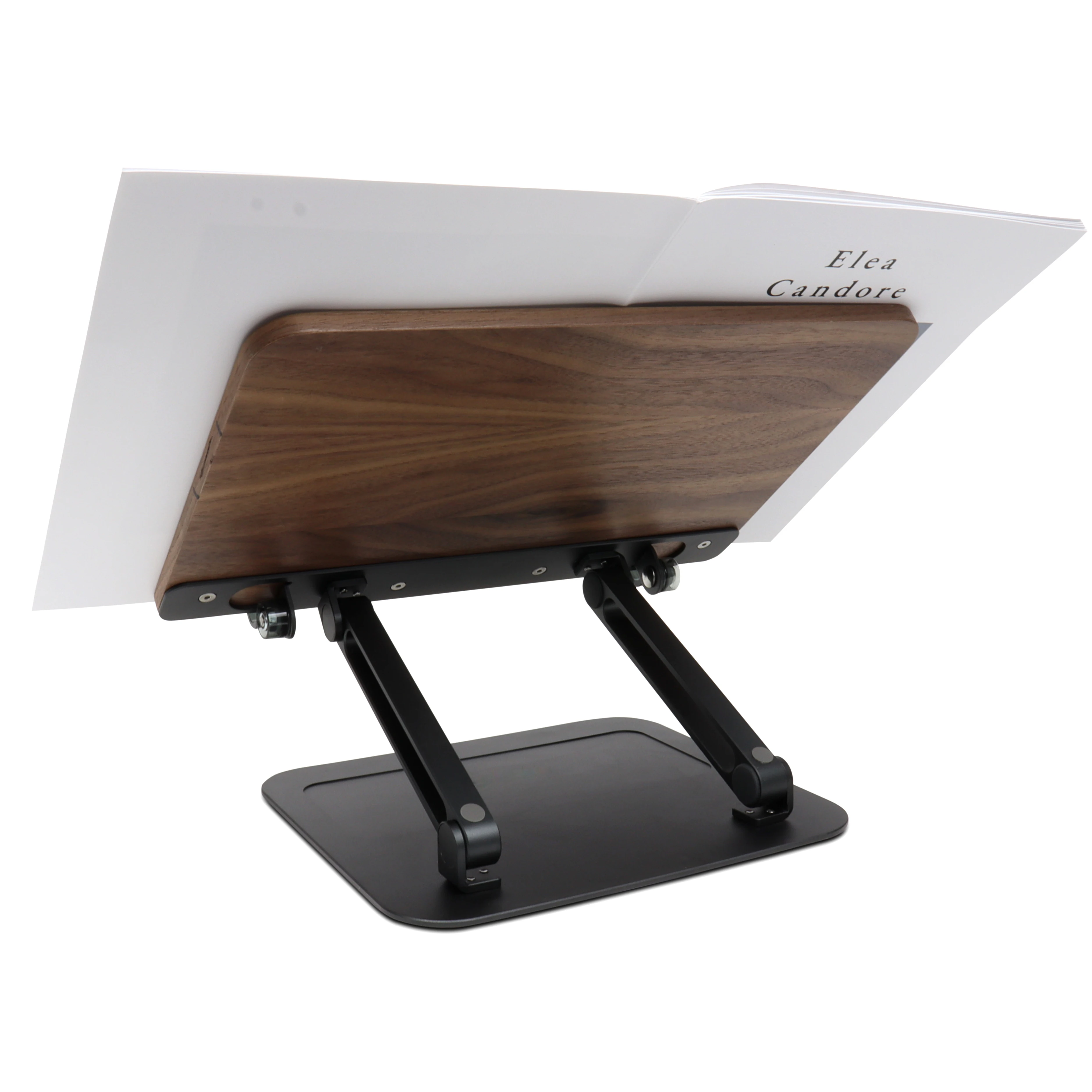 Bookstand Book Holder for Reading Wood Desk Accessories Bamboo Wooden Cookbook Stand Holder