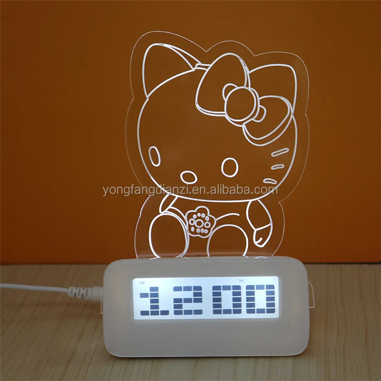 Hot Sales Led Smart Night Light Digital Alarm Clock
