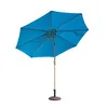 
JS HD657 Outdoor Umbrella Waterproof Garden Beach Restaurant Umbrella Patio Sun Parasol Iron Umbrella With Push Button Tilt 