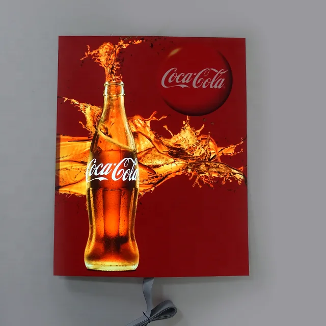 low cost el panel el light box LED sign box EL advertising light box support custom design outside inside use