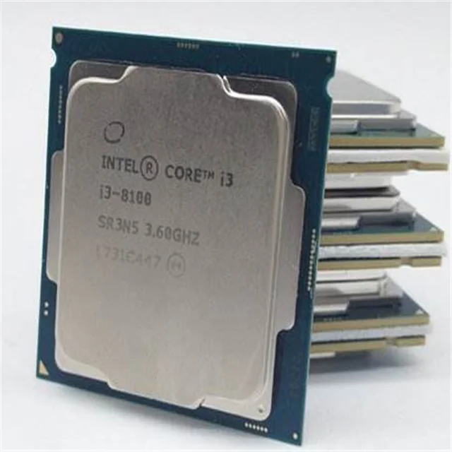for Hottest sale  desktop computer cpu processor intel core i3 8100