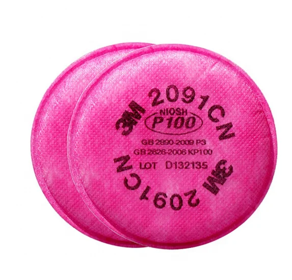 3m 2091CN Filter cotton filter all kinds of particulate matter,etc need to use 6800 Filter accessories,3m genuine respirator