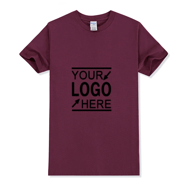 new cheap create your own brand logo and design round neck plain 100% cotton pink t-shirt with short sleeve for summer promotion