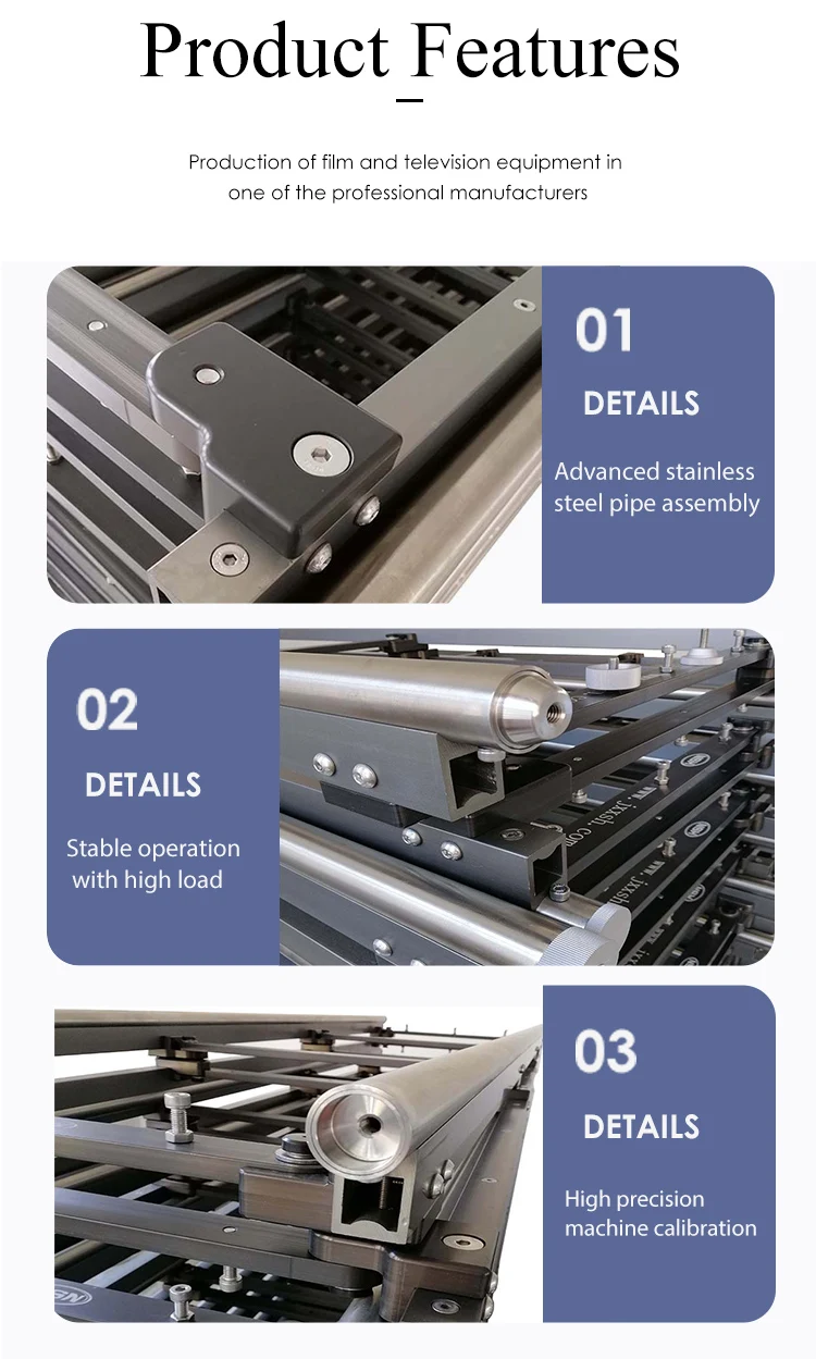 Stainless Steel Curved Camera Dolly Track