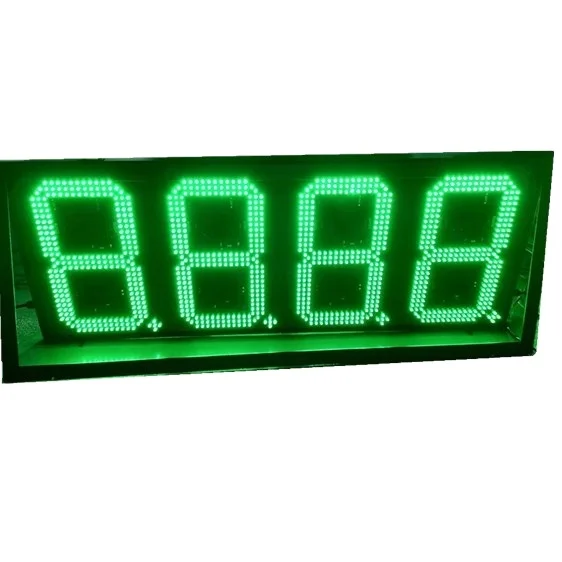 Высокое качество цифровой 7-сегментный LED-освещение для заправок номер дисплей экранная панель мазута ценовым освещением