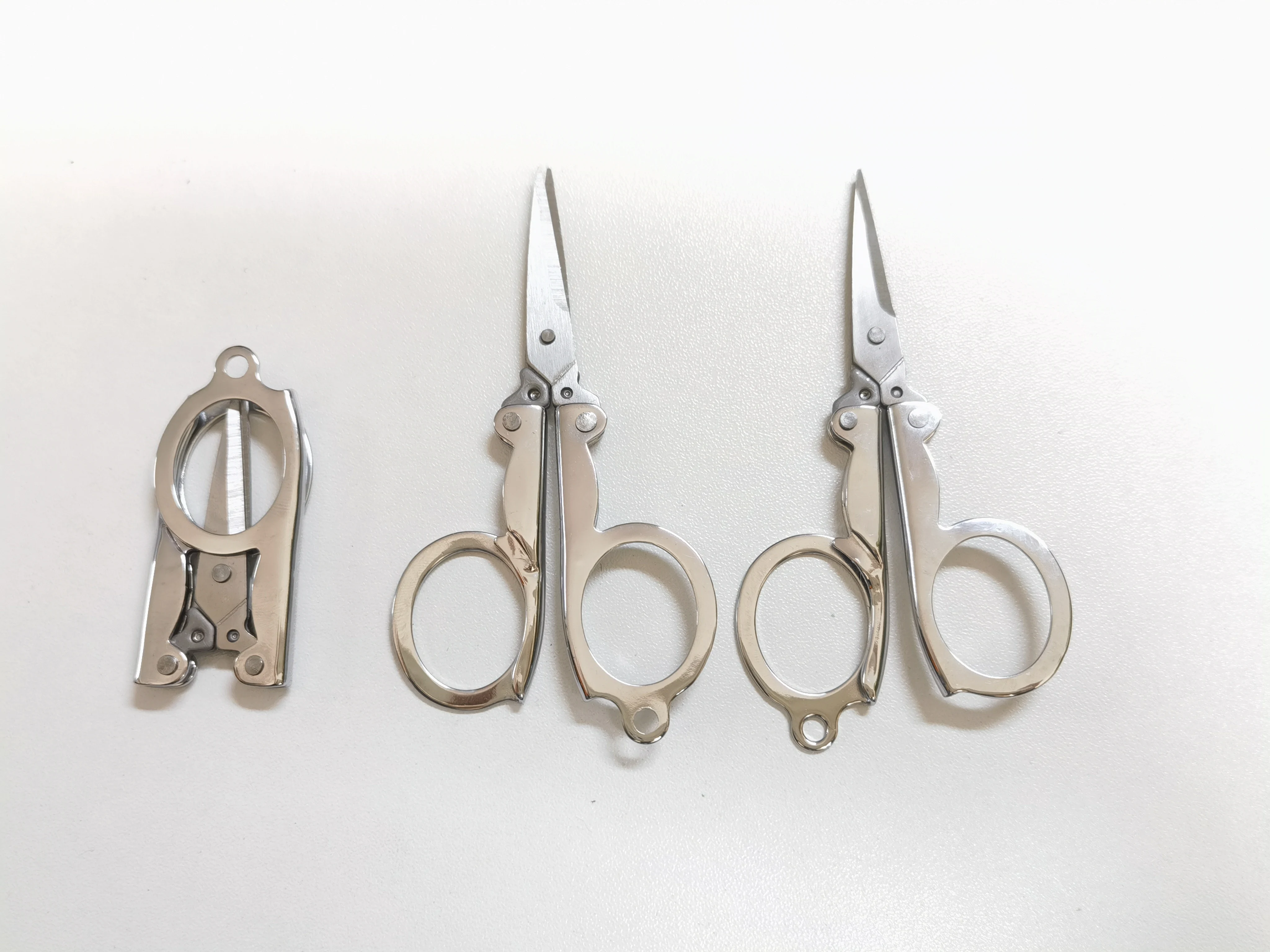 Promotion price thread cutter SEWING scissors set Safety Folding Pocket Travelling Scissors