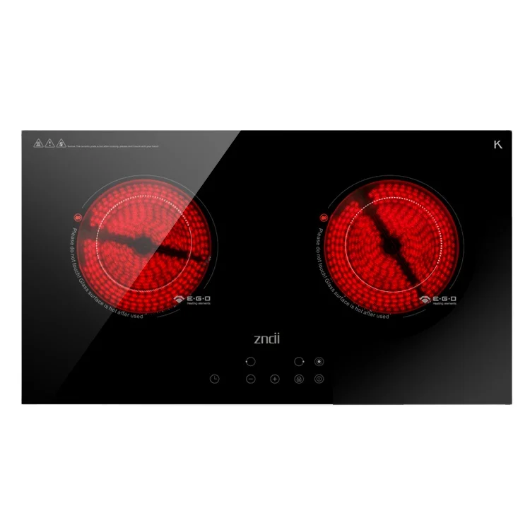 China Manufacturer Electronic Kitchen Appliances Intelligent 2 Burner Ceramic Induction Cooker