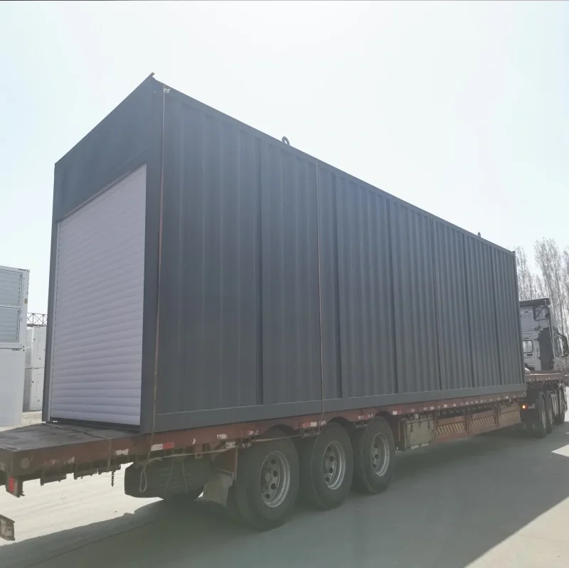 Integrated residential modular building container
