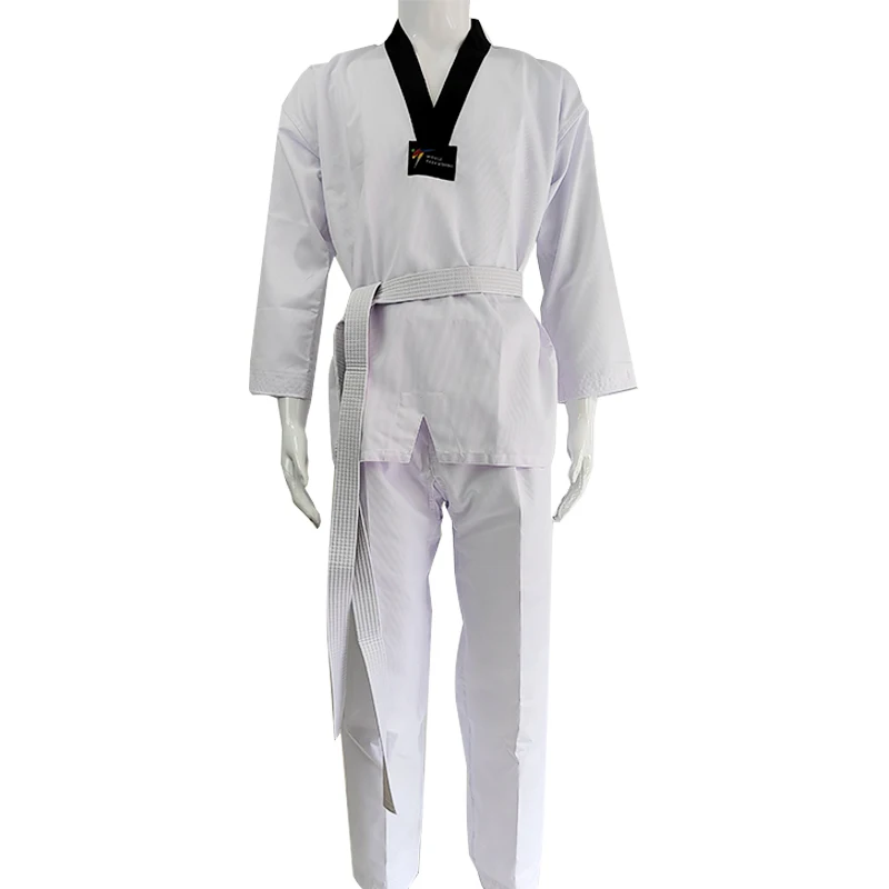 Professional lightweight breathable comfortable unisex martial arts suit dobok wtf adults kids taekwondo uniform