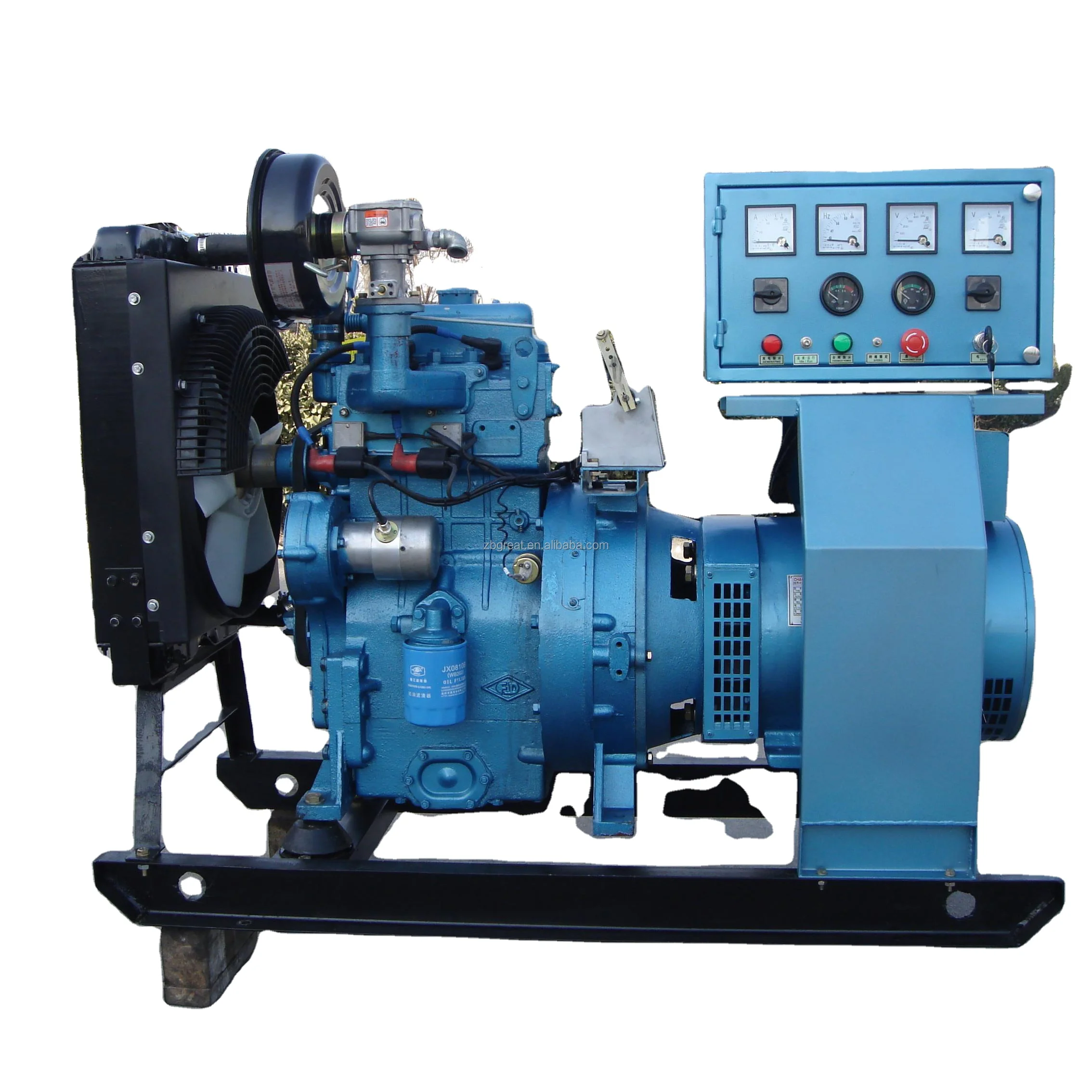 Wholesale 50kva 400v/230v 1 Phase Rated Power Open Type Diesel Dynamo Portable Generator Set