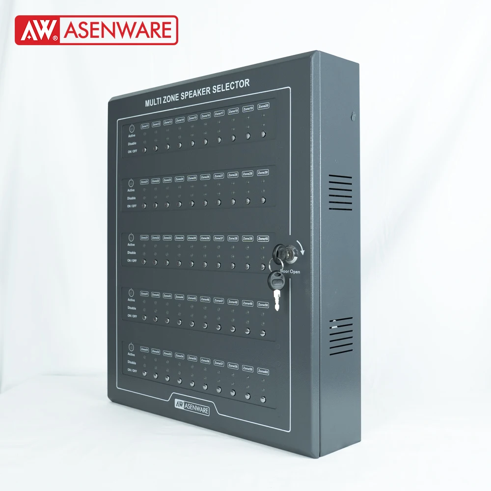Multi Zone Speaker Selector Audio Connectivity for Fire Safety Systems