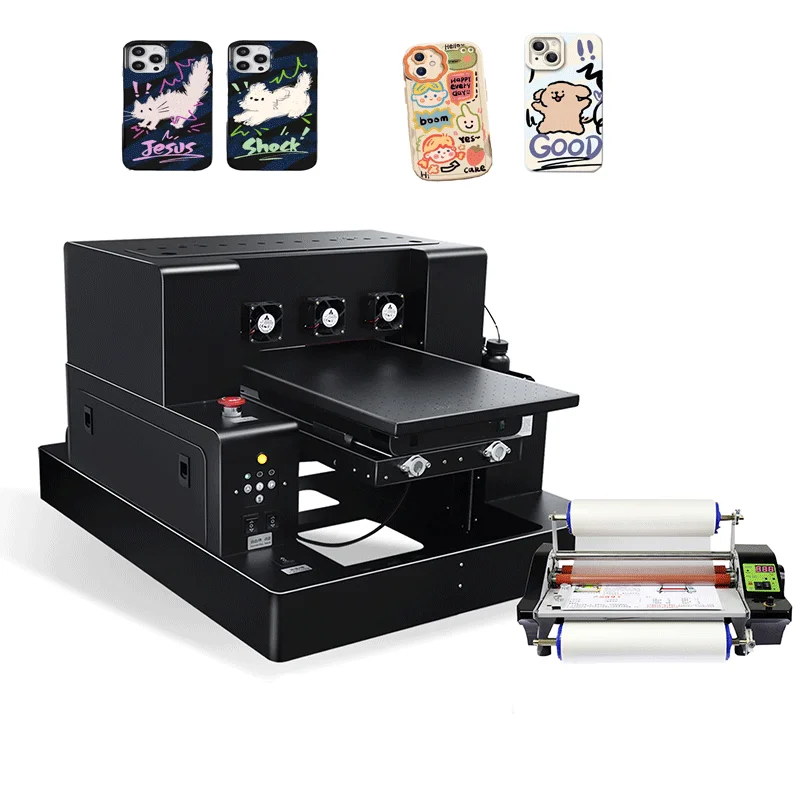 Small Size A3 UV Printer Flatbed UV Printing With L805 Printer Digital Mini A3 UV Printer Desktop