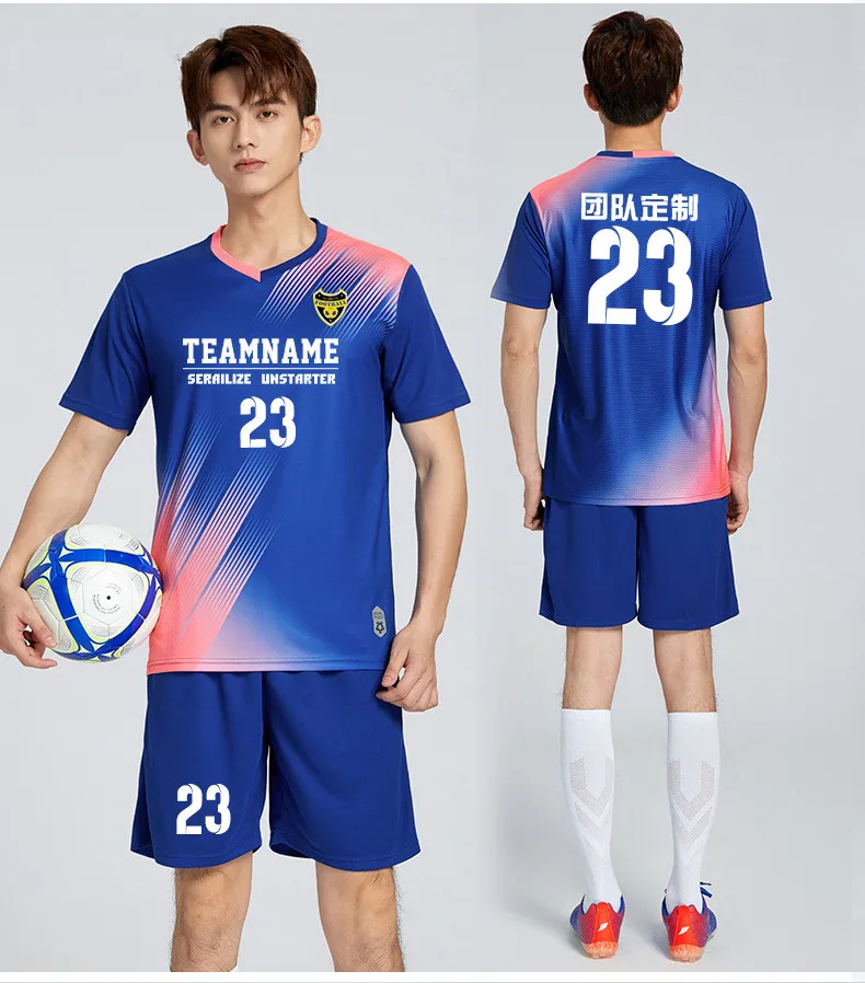 OEM Custom Soccer Jersey Kids Soccer Uniforms Custom Cheap Soccer Uniforms For Teams`