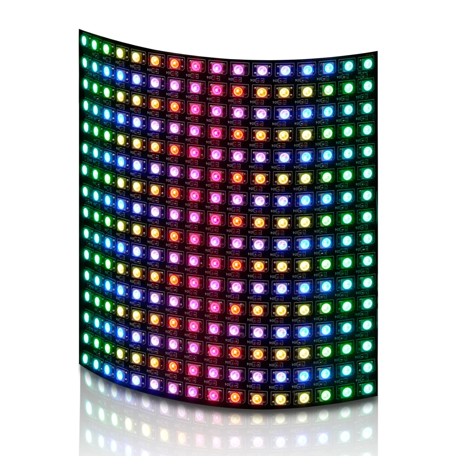 Full Color RGB Flexible Programmable LED Matrix Panel 16x16 256 Pixels LED Display Works with Raspberry pi or Arduino