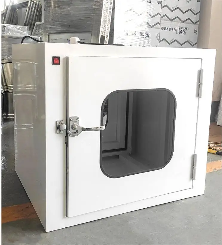 Manufacturer Clean Room Pass Box External Door Stainless Steel 304 Dynamic Pass Box