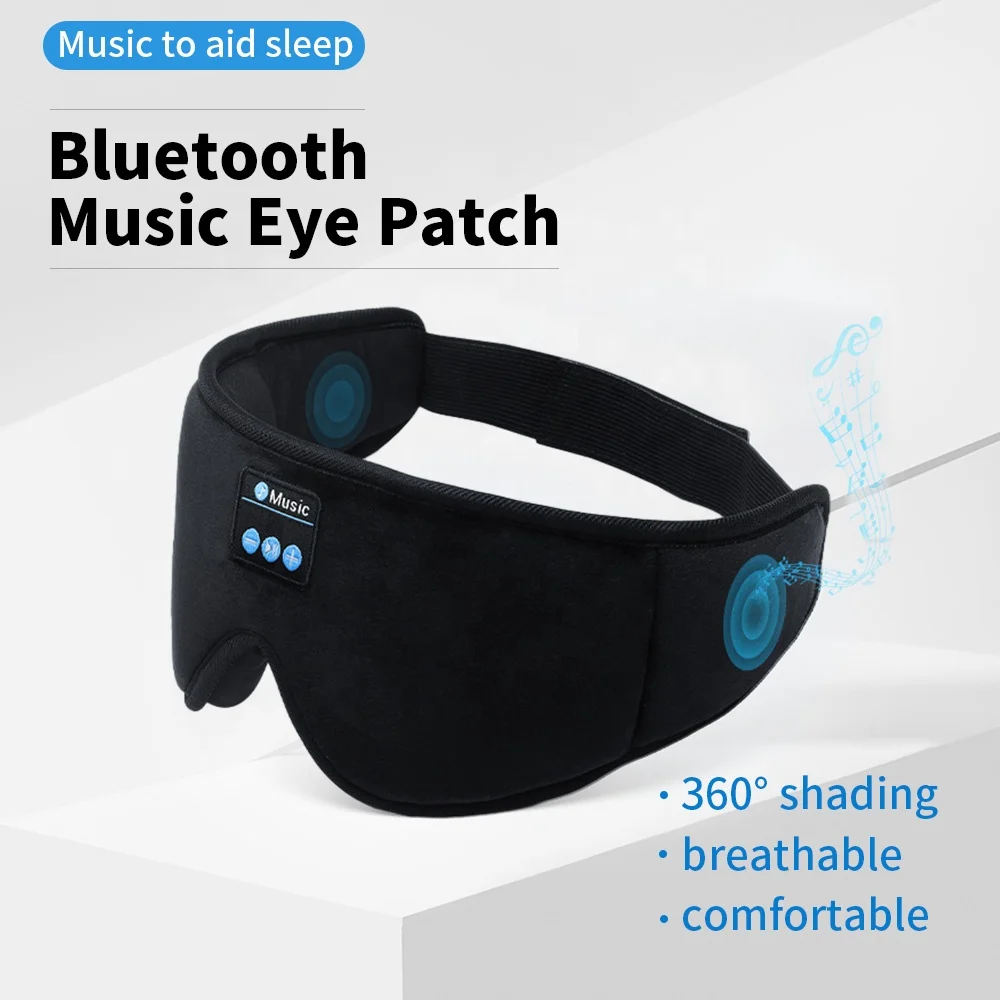 3D Wireless Bluetooth Sleep Mask Music Eye Mask Good Quality Mask Comfortable Manufacturer for Sale Eye Cover