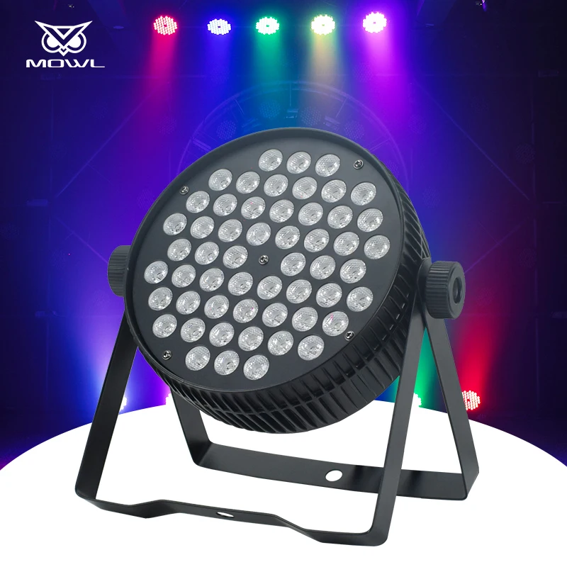 MOWL Manufacturer 54x3 54pcs*3w RGB 54*3w 3in1 Flat Slim LED Par Light for dj Disco Party Wedding