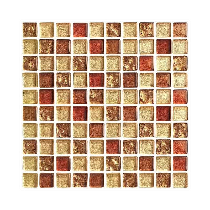 Wholesale Supplier Colorful 3d Peel And Stick Wall Mosaic Tiles Wallpaper 3d Home Decoration Self Adhesive Wallpaper