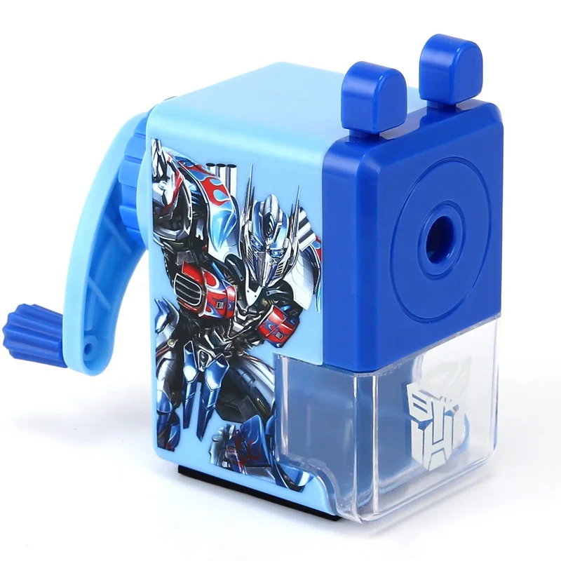 Manual desktop sharpener with single hole, portable, socket pencil and crayon sharpener