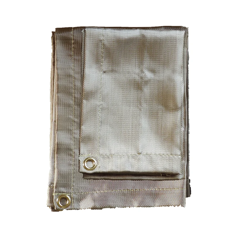 Heat Resistant Fireproof Camping Silicone Coating Fireproof Fire Pit Mat