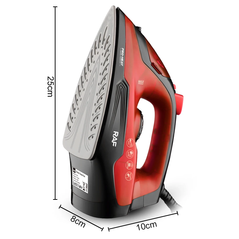 RAF New Design Household Electric Handheld Garment Steam Press steam Iron with anti drip