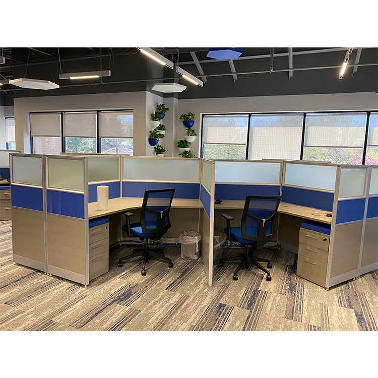 China Modern Modular Office Furniture Workstation 2, 4, 6 Seater Office Workstation Desk