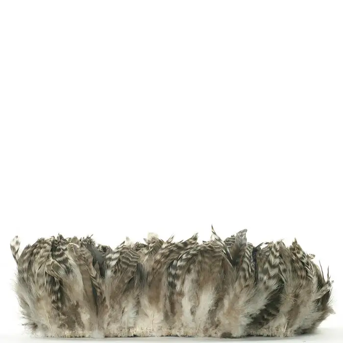 Rooster Schlappen Feather Grey Chinchilla