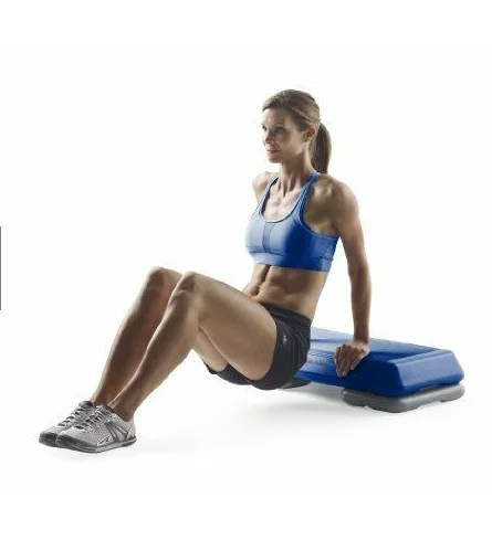  WEIDER шаг платформы W/ 2 стояки и DVD аэробный шаговый EXCERSIZE Набор